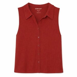Torrid Super Soft Rib Knit Sleeveless Blouse